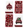 Artoid Mode Buffalo Plaid Tree Christmas Kitchen and Dish Towels 18 x 26 Inch Ornament Car Winter Holiday Ultra Absorbent Drying Cloth Tea Towels Set of 4
