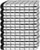 White Classic Premium Dish Towels for Kitchen with Hanging Loop 8 Pack Heavy Duty Absorbent 100 Cotton 410 GSM Terry Kitchen Towels 16x26 Black