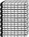 White Classic Premium Dish Towels for Kitchen with Hanging Loop 8 Pack Heavy Duty Absorbent 100 Cotton 410 GSM Terry Kitchen Towels 16x26 Black