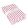 Candy Cottons Stripe Kitchen Towels With Hanging Loop Boho Absorbent Dish Towels Set of 3 Festive Gift 18x28 Inch Reusable Pantry Decor Trendy Spring French Pink