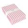 Candy Cottons Stripe Kitchen Towels With Hanging Loop Boho Absorbent Dish Towels Set of 3 Festive Gift 18x28 Inch Reusable Pantry Decor Trendy Spring French Pink