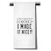 POFULL Housewives Tea Towel I Decorated I Cooked I Made it Nice Kitchen Towel for Her I Decorated Towel