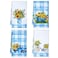 Tegeme 4 Pcs Sunflower Kitchen Towels Sunflower Gnome Dish Towels Sunshine Nautical Kitchen Hand Tea Cloths Housewarming Gift for Home 16 x 24BlueRomantic