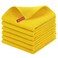 Homaxy 100 Cotton Waffle Weave Kitchen Dish Cloths Ultra Soft Absorbent Quick Drying Dish Towels 12 x 12 Inches 6Pack Yellow