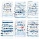 Peryiter 6 Pcs Coastal Beach Kitchen Towels 24 x 16 in Summer Ocean Nautical Dish Towels Absorbent Decorative Blue Summer Hand Towel for Bathroom Kitchen Farmhouse Seasonal Decor Housewarming Gift