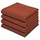 Homaxy 100 Cotton Waffle Weave Kitchen Dish Towels Ultra Soft Absorbent Quick Drying Cleaning Towel 13 x 28 Inches 4Pack Rust
