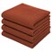 Homaxy 100 Cotton Waffle Weave Kitchen Dish Towels Ultra Soft Absorbent Quick Drying Cleaning Towel 13 x 28 Inches 4Pack Rust