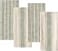 KAF Home Natural Rustic Farmhouse Slubbed Kitchen Towel 100 Cotton Dish Towel 18 x 28 Inches Soft and Absorbent Olive Set of 4