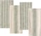 KAF Home Natural Rustic Farmhouse Slubbed Kitchen Towel 100 Cotton Dish Towel 18 x 28 Inches Soft and Absorbent Olive Set of 4