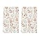 Artoid Mode Orange Leaves Pumpkin Fall Kitchen Towels Dish Towels 18x26 Inch Farmhouse Decoration Hand Towels Set of 2
