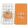 Siilues Fall Kitchen Towels 18 x 26 Inch Fall Decorations for Home Happy Fall Decor Pumpkin Dish Towels Seasonal Thanksgiving Decorations for Home Kitchen Decor Hand Towels Set of 2