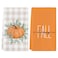 Siilues Fall Kitchen Towels 18 x 26 Inch Fall Decorations for Home Happy Fall Decor Pumpkin Dish Towels Seasonal Thanksgiving Decorations for Home Kitchen Decor Hand Towels Set of 2