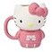 Silver Buffalo Sanrio Hello Kitty Halloween Spooky Pink Skeleton Costume Ceramic 3D Sculpted Mug 20 Ounces