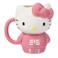 Silver Buffalo Sanrio Hello Kitty Halloween Spooky Pink Skeleton Costume Ceramic 3D Sculpted Mug 20 Ounces