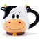 100 North ESNCHMGCW Black and White Spotted Cow Character 18 ounce Glossy Ceramic Coffee Tea Cup Mug For Your Favorite Morning Brew