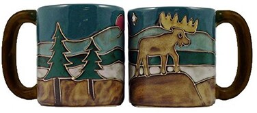 Mara Stoneware Mug Moose 16 oz