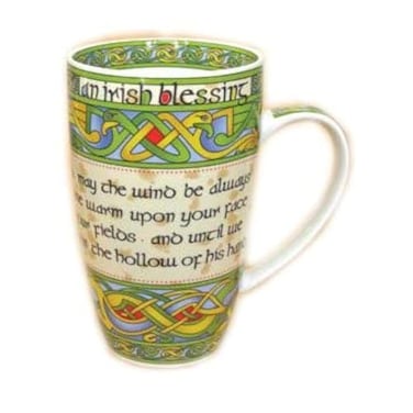 Royal Tara Irish Blessing bone china mug May the road rise to meet you May the wind be always at your back An Irish Gift designed in Galway Ireland by Irish Weave