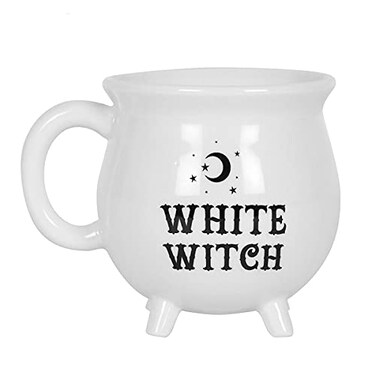 Spirit of Equinox White Witch Cauldron Mug