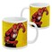 GRAPHICS & The Flash Character Ceramic Coffee Mug Novelty Gift Mugs for Coffee Tea and Hot Drinks 11oz White