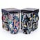 TZSSP 17oz Ceramic Coffee Mug Set of 2 with Lids Gift Boxes Art Nouveau Tropical Wildflower Floral Porcelain Tea Cups Microwave Dishwasher Oven Freezer Safe for Home Office Use