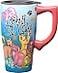 Spoontiques Ceramic Travel Mugs Crazy Cat Lady Cup Hot or Cold Beverages Gift for Coffee Lovers
