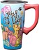Spoontiques Ceramic Travel Mugs Crazy Cat Lady Cup Hot or Cold Beverages Gift for Coffee Lovers