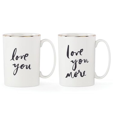 kate spade new york Bridal Party Love You More Mugs 145 LB White