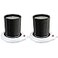 Eutuxia Candle Warmer for Home Office Set of 2 Great for Warming Up Cups Coffee Mugs Beverages on Desks Tables Countertops Electric Heated Plate Warms Quickly Enjoy Hot Drinks on Cold Days