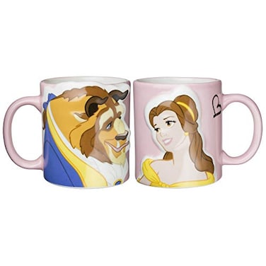 &atilde;&sbquo;&micro;&atilde;&fnof;&sup3;&atilde;&sbquo;&cent;&atilde;&fnof;&frac14;&atilde;&fnof;&circ; Disney SAN2519 Beauty and the Beast Belle Beast Kiss Pair Mug 101 fl oz 300 ml