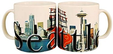 Americaware Seattle 18oz Color Relief Coffee Mug
