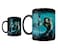 Morphing Mugs Aquaman Quest for the Trident Jason Momoa Heat Sensitive Clue Mug Full image revealed when HOT liquid is added 16oz Large Drinkware MMUGC925