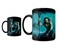 Morphing Mugs Aquaman Quest for the Trident Jason Momoa Heat Sensitive Clue Mug Full image revealed when HOT liquid is added 16oz Large Drinkware MMUGC925