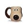 Half Moon Bay Wallace and Gromit 16 ounce Hand Painted Ceramic Novelty Character Coffee Mug for Your Morning Cup of Joe