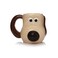 Half Moon Bay Wallace and Gromit 16 ounce Hand Painted Ceramic Novelty Character Coffee Mug for Your Morning Cup of Joe