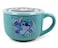 Silver Buffalo Lilo and Stitch Stay Weird Ceramic Soup Mug with Vented Plastic Lid 24 Ounces
