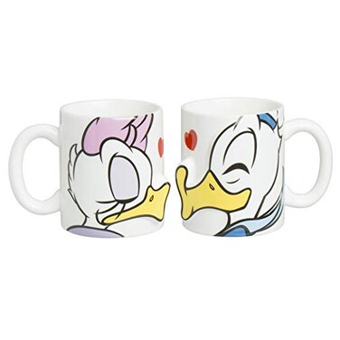 ã‚µãƒ³ã‚¢ãƒ¼ãƒˆ Disney SAN2229 Donald Daisy Kiss Pair Mug 101 fl oz 300 ml