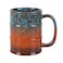 LGQ Coffee Mug20 Oz Coffee Cups Ceramic Tea Cup Large Coffee Mug for Office and Home Dishwasher and Microwave Safe Novelty Coffee Mug1Blue and Brown