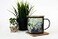 Gift Republic Man Of The World Blue Enamel Mug