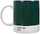 www.Copenhagen.Design Pantone by Copenhagen Design Large ceramic coffee mug with handle Colorful Porcelain coffee mugcup 12 oz Dark Green 3435