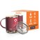 asobu Ultimate Ceramic Travel Mug 12oz Insulated Stainless Steel Coffee Cup with Handle SplashResistant Lid Ceramic Lined for Pure Taste BPAFree DoubleWall Vacuum for Hot Drinks