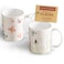 Maison d' Maison d Hermine Coffee Mug with Handles Fine Bone China Mugs Pack of Two Tea Cups for Hot Beverages Cappuccino Latte Home Restaurant Hotel Spring Summer Botanical Fresh Pack of 2 12 Ounce