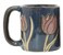 Mara Stoneware 16 oz Tulip Flower Mug