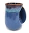 Selamica Porcelain 18oz Novelty Righthanded Handwarmer Mug Coffee Mug Tea Mug for family friends and couple Blue