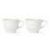 Lenox French Perle Groove 2Piece Latte Mug Set 230 LB White