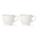 Lenox French Perle Groove 2Piece Latte Mug Set 230 LB White