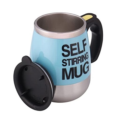 IAMPDD Self Stirring Mug Auto Self Mixing Stainless Steel Cup for Coffee 450ml15oz
