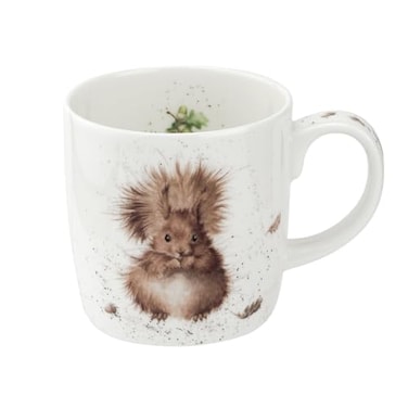 Royal Worcester Wrendale Designs Treetop Redhead Mug 14 Ounce Large Coffee Mug with Squirrel Design Made from Fine Bone China Microwave and Dishwasher Safe