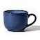 Sicaluya Extra Large Oatmeal Porcelain Mug with Handle 24 OZ Wide Coffee Mug Microwave and Dishwasher Safe Breakfast Cup and Soup Bowl Ceramic Mug for Milk Tea Fruit Ice Cream