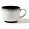 Sicaluya Extra Large Oatmeal Porcelain Coffee Mug 24 OZ Microwave Dishwasher Safe Breakfast Cup Soup Bowl