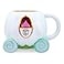 Toynk Disney Cinderella Coach 3D Sculpted Ceramic Mug Holds 20 Ounces